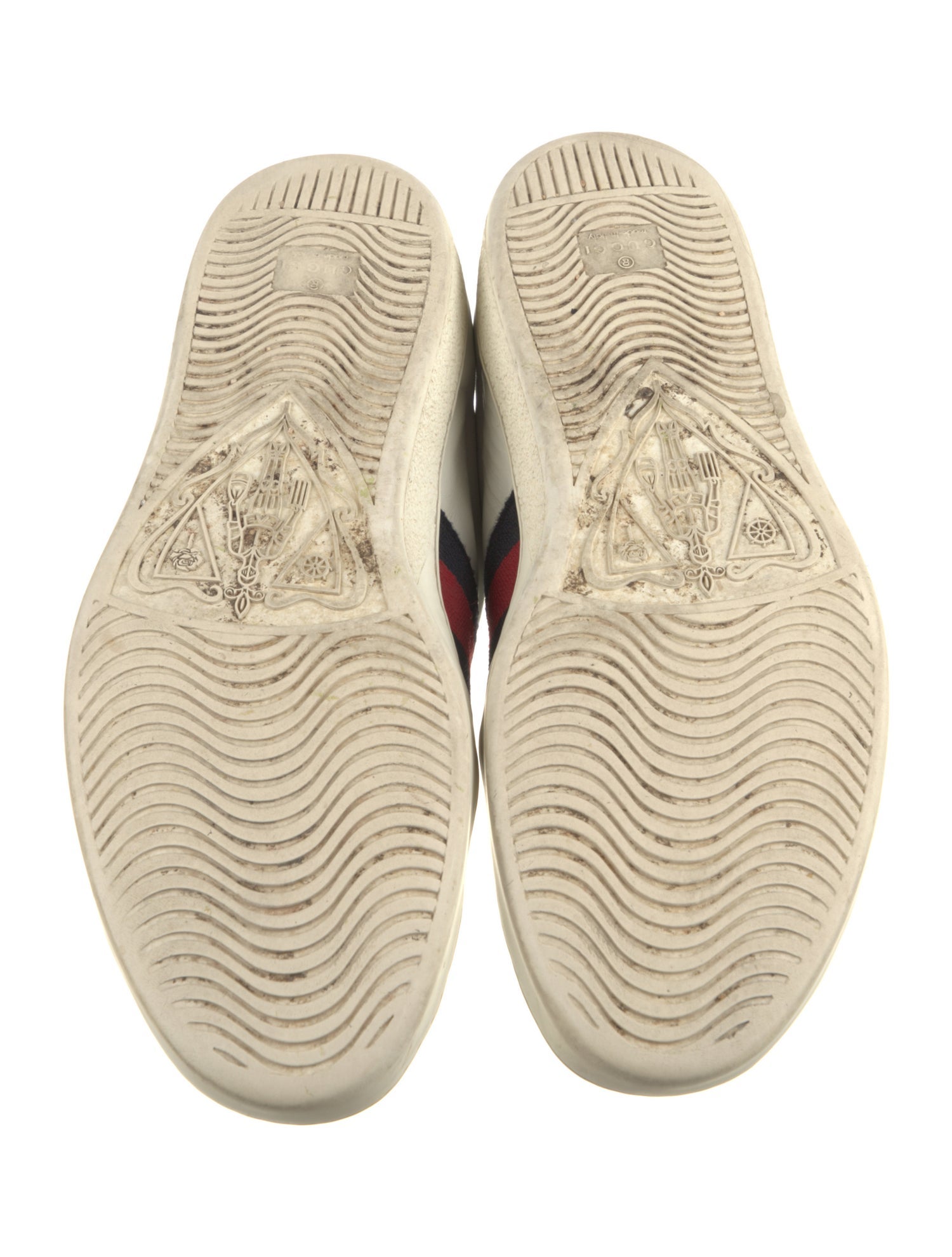 Gucci Sylvie Web Accent Leather Sneakers